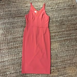 Coral Donna Morgan Sheath Dress